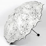Princess Girl Fashion Wave Edge Sunshade Umbrella - Sabreeonline