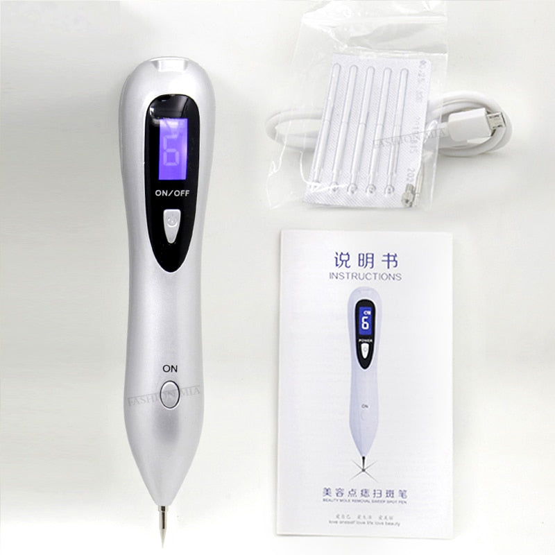 6 level Spot Remover Laser Plasma Pen Skin Care Mole Removal Dark Skin Wart Tattoo - Sabreeonline
