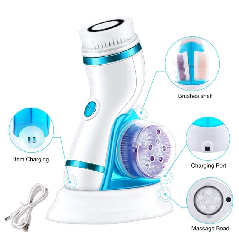 Deep Face Cleaning Machine Pore Cleaner Roller Massager - Sabreeonline