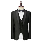 Tuxedos Formal Groom Jacket Pants Vest Suit - Sabreeonline