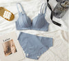 Push Up Bra Silk Panties Set - Sabreeonline