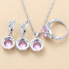 Sweet Princess Round Zircon 3 Piece Set - Sabreeonline