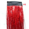 Rainbow Shiny Sparkle Hair Tinsel Kit Women Glitter Hair Extension Hair Bling Dazzles Girls Hippie Braiding Accessories - Sabreeonline