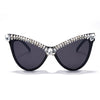 Oversized Diamond Sunglasses Cat Eye Luxury Eyewear - Sabreeonline