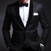 Black Tuxedo 2 Piece Slim Fit Men - Sabreeonline