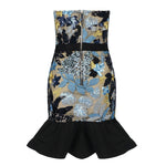 Blueprint Strapless Pencil Bandage Dress - Sabreeonline