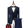 Tuxedos Formal Groom Jacket Pants Vest Suit - Sabreeonline
