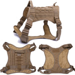 Tactical Dog Harnesses Pet Training Vest Dog Harness And Leash Set For Small Medium Big Dogs Walking Hunting Free Shipping Items - Sabreeonline