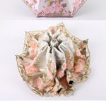 Folding Flower Umbrella Rain Women Three Folding Customized Umbrella Female Rain Tools Unique Parasol Umbrella - Sabreeonline