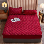 Luxury Mattress Cover Thicken Soft Velvet - Sabreeonline