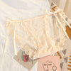 Women&#39;s Sexy Lace Underwear Panties Delicate Soft Comfortable Underpants Fashion Female Mesh Up Bow Low-Rise Briefs - Sabreeonline