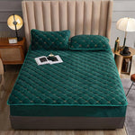 Luxury Mattress Cover Thicken Soft Velvet - Sabreeonline