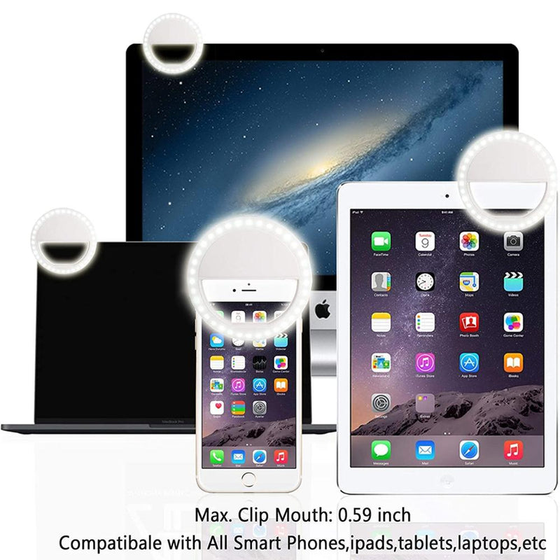 Led Selfie Ring Light Novelty Makeup Lightings Led Selfie Lamp Mobile Phones Photo Night Light Led Mirror Neon Sign Selfie Ring - Sabreeonline