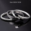 Luxury Roman Number Charm Woven Stainless Steel Bracelet for Men Jewelry - Sabreeonline