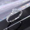 New Luxury Classic Sparkling Zircon Engagement Wedding Ring - Sabreeonline