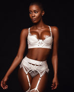 Lace Bandage Lingerie Sexy Push up Set - Sabreeonline
