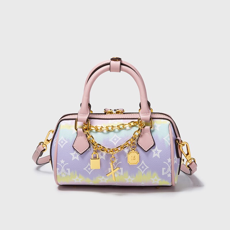 Small Portable Shoulder Handbag Printed - Sabreeonline