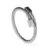 Luxury Roman Number Charm Woven Stainless Steel Bracelet for Men Jewelry - Sabreeonline