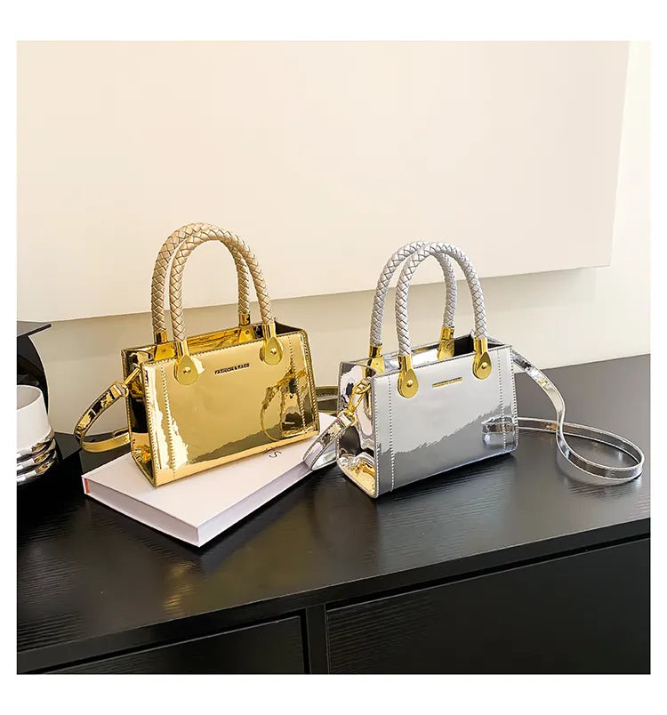 Hight Gloss Square Shape Bag