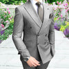 Slim Fit Men Suits Tuxedo with Peaked Lapel - Sabreeonline