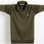 Cotton Long Sleeve Polo Shirt - Sabreeonline