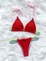 Solid Color Sexy Micro Mini Bikini Set