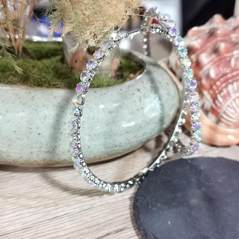 Big Circle Hoop Earrings - Sabreeonline