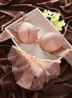 Sexy Underwear Satin Lace Embroidery Sets - Sabreeonline