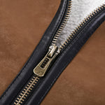 Faux Fur Leather Jacket - Sabreeonline