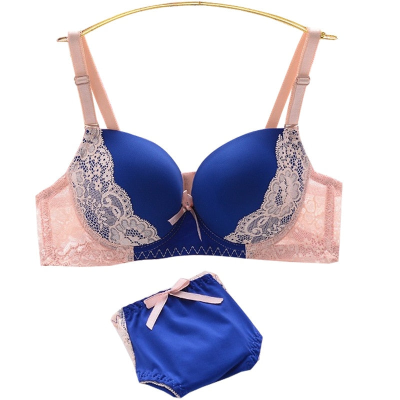 Lace Embroidery Lingerie Set - Sabreeonline