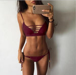 Biquinis Swimwear 2023 Women Bikini Set Hollow Out Swimsuit Padded Monokini Badpak Dames Maillot De Bain Mujer Banador Femme