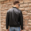 Large Size 5XL Sheepskin Slim Aviation Genuine Leather Bomber Jacket Men Real Leather Flights Jacket Black Aviator Pilot Coats - Sabreeonline