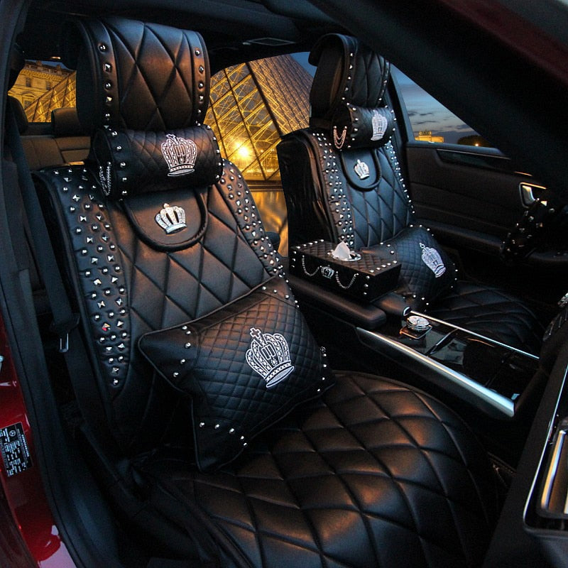 Interior Accessories for Girls Leather Cars - Sabreeonline