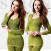 Thermal Elastic Pajama Set - Sabreeonline