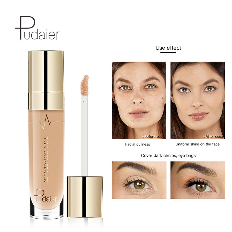 Pudaier 21 Color Liquid Makeup Concealer for Face Full Cover Make up Eye Face Skin Corrector Dark Circle Concealer Long Lasting - Sabreeonline