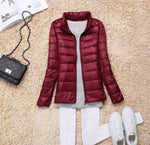 Winter Women Lightweight White Duck Down Jacket - Sabreeonline