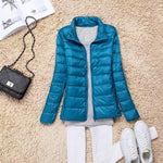 Winter Women Lightweight White Duck Down Jacket - Sabreeonline