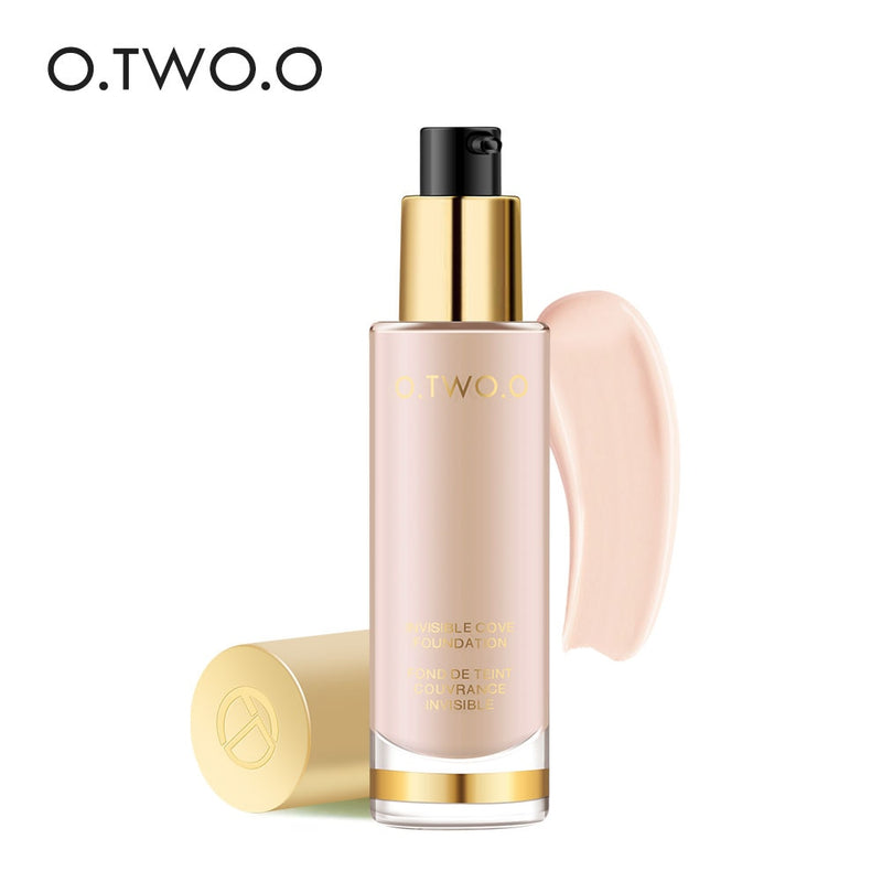O.TWO.O 8 Colors Liquid Foundation Make Up Concealer Whitening Moisturizer Oil-control Waterproof Liquid Foundation Face Care - Sabreeonline