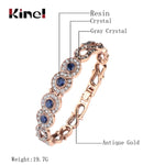 Flower Bracelet Antique Gold - Sabreeonline
