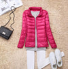 Winter Women Lightweight White Duck Down Jacket - Sabreeonline