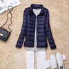 Winter Women Lightweight White Duck Down Jacket - Sabreeonline