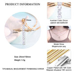 Angel Wings Cross Pendant Necklace - Sabreeonline
