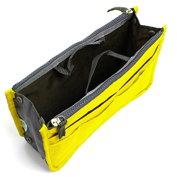 Organizer Insert Bag Women Nylon Travel Insert Organizer Handbag Purse Large liner Lady Makeup Cosmetic Bag Cheap Female Tote - Sabreeonline