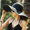 Embroidery Summer Sun Hat Foldable Adjustable - Sabreeonline