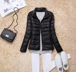 Winter Women Lightweight White Duck Down Jacket - Sabreeonline