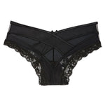 Lace Low-waist Solid Brief Underwear - Sabreeonline