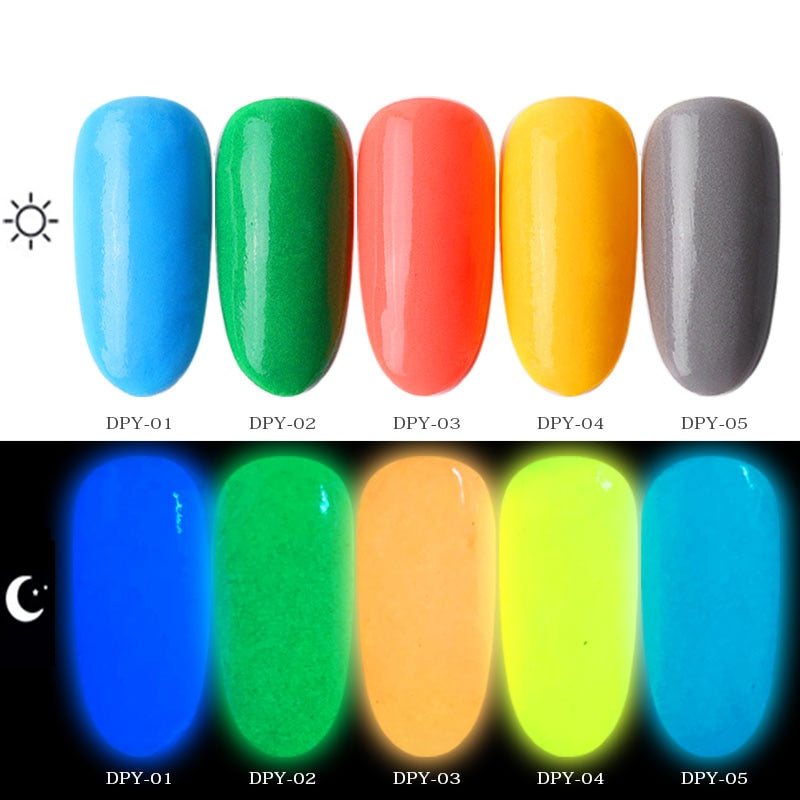 Dipping Powder Luminous Nail Art Decorations - Sabreeonline