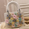handbags spring flowers handmade bags new fashion style shoulder personalized beautiful bag - Sabreeonline
