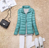 Winter Women Lightweight White Duck Down Jacket - Sabreeonline