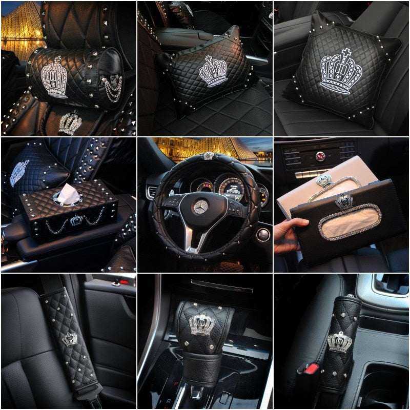 Interior Accessories for Girls Leather Cars - Sabreeonline